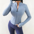 Fitness Crop Top Sweatshirt and Gym Jacket